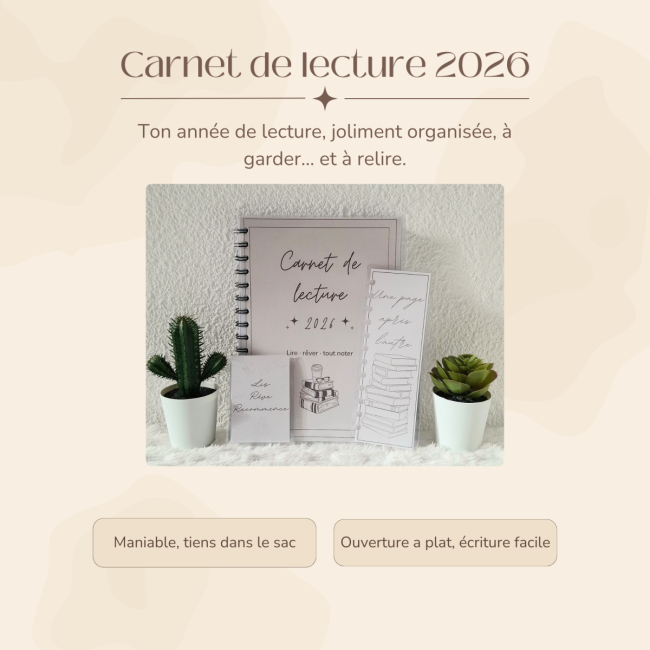 Carnet de lecture - Relié