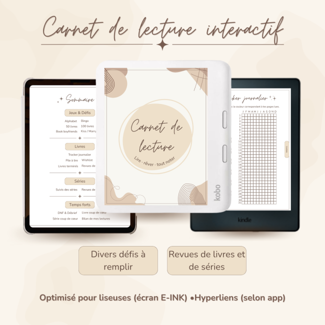 Carnet de lecture - Interactif