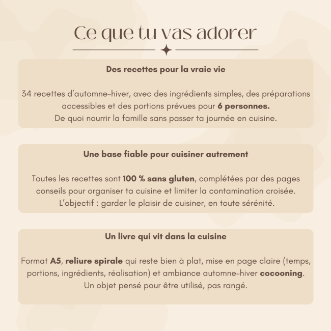 Cocooning sans gluten