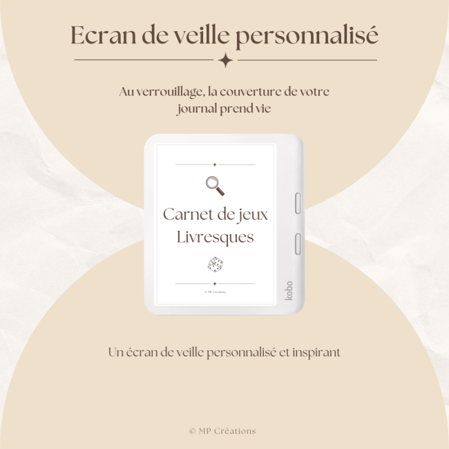 Carnet de jeux - Livresques