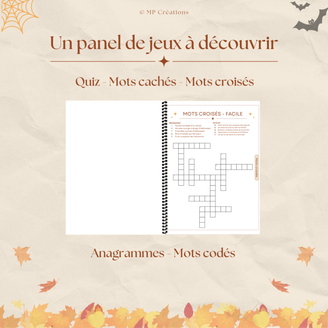 Carnet de jeux - Automnween