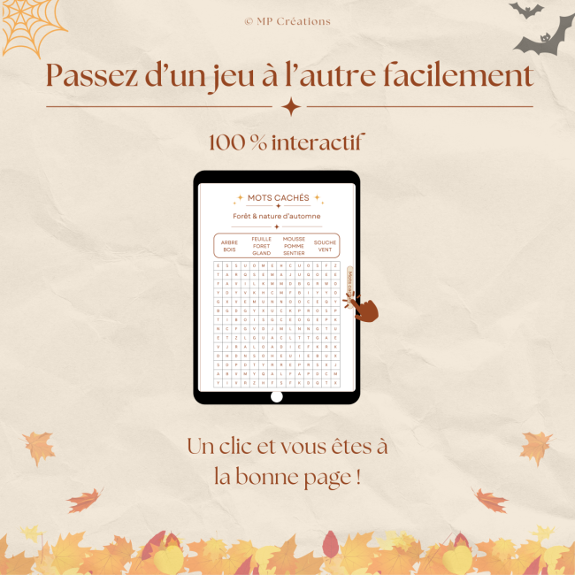 Carnet de jeux - Automnween