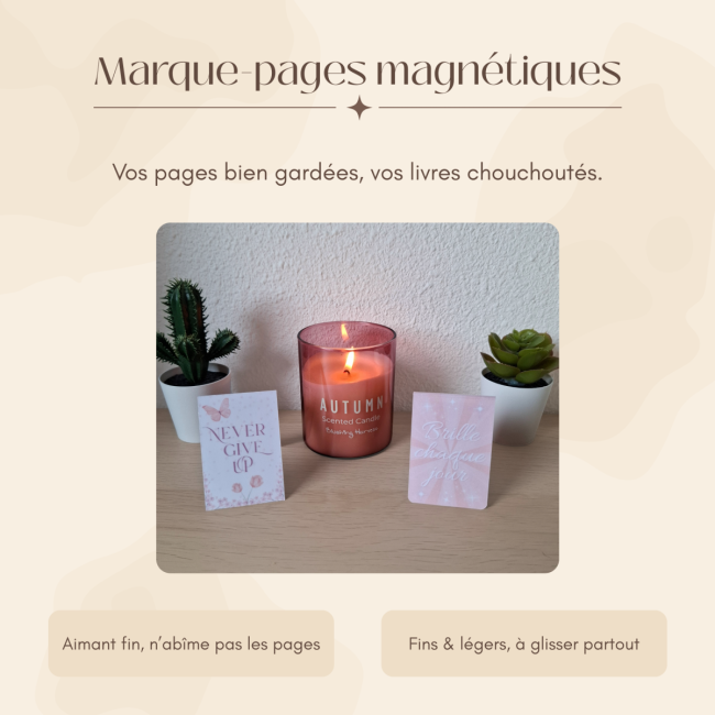 Marque-page magnétique