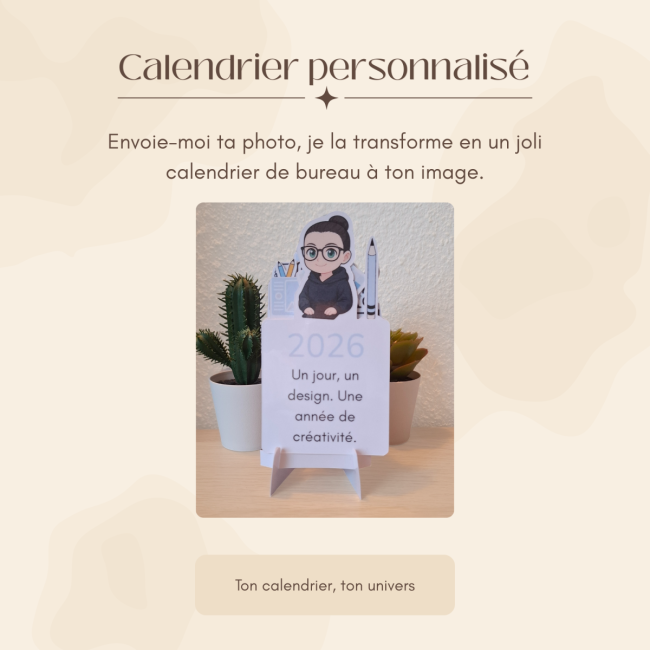 Calendrier personnalisable